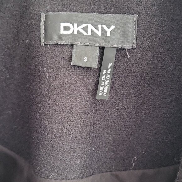 DKNY Black Fringe‎ Moto Jacket SZ S NWT - Picture 7 of 8